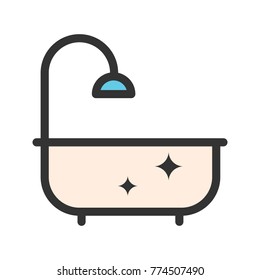 Clean Bathtub icon