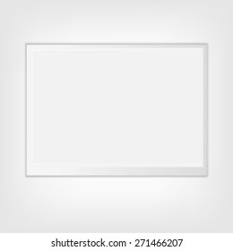 Clean billboard for advertising, vector illustration