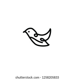 clean bird logo