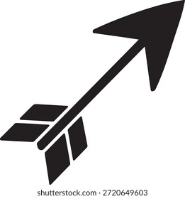 Flecha negra limpia que apunta hacia arriba, que representa el crecimiento, el progreso, la dirección, la mejora y el movimiento hacia adelante. Adecuado para el crecimiento del negocio, la motivación, el rendimiento y los conceptos de éxito.