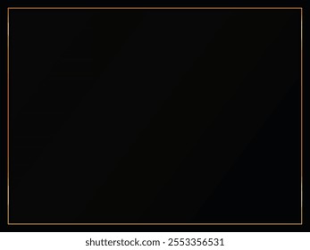 diseño de fondo negro limpio. negro oscuro Diseño de fondo de lujo con líneas doradas para el Anuncio, Ilustración vectorial de diseño de cubierta de Fondo de pantalla.