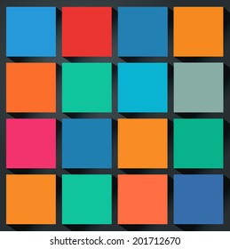 Clean blank layout template background in flat colors and style