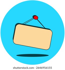 Clean blank signboard for 'We Are Hiring' announcements. Ideal for job vacancies, recruitment, and career opportunities. Customizable space for your message. Modern vector illustration.