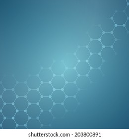 Clean blue background with light hive