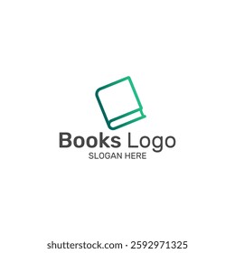 Clean Book Logo Design Concept