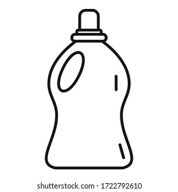 Clean bottle icon. Outline clean bottle vector icon for web design isolated on white background