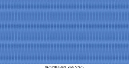 A clean and bright blue brick wall texture pattern. This seamless background is ideal for contemporary digital design web elements and modern architectural presentations.