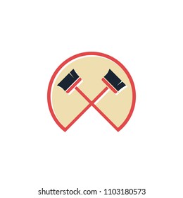 Clean Broom War Simple Symbol