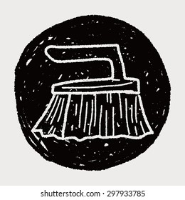 clean brush doodle