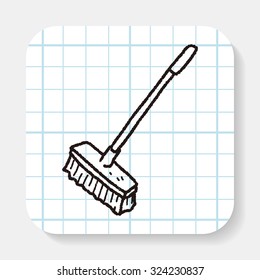 clean brush doodle