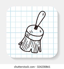 clean brush doodle