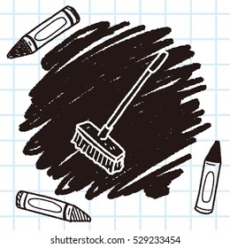 clean brush doodle