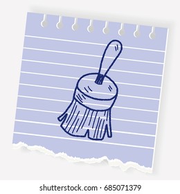 clean brush doodle