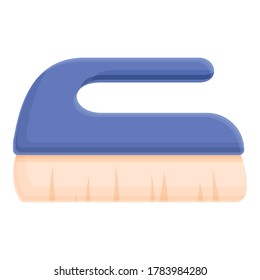 Clean brush icon. Cartoon of clean brush vector icon for web design isolated on white background