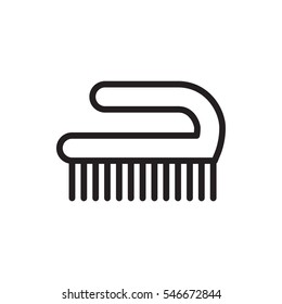 clean brush icon illustration isolated vector sign symbol