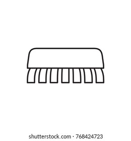 clean brush icon illustration isolated vector sign symbol