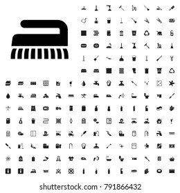 Clean brush icon illustration isolated vector sign symbol. editable cleaning icons vector set.