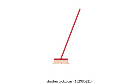 Clean brush isolated vector illustration