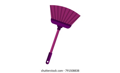Clean brush isolated vector illustration