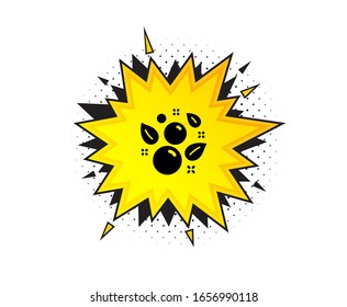 Icono de burbujas limpias. Burbuja del discurso de cita.Señal de champú para lavar. Símbolo del limpiador de ropa. Marcas de cotización. Clásico icono de burbujas limpias. Vector