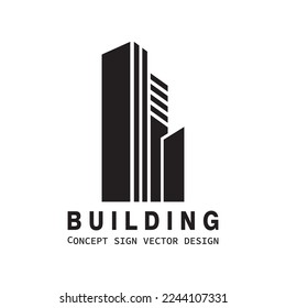 clean building logo design inspiration