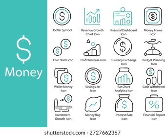 Icono de análisis empresarial limpio diseñado para paneles, informes, interfaz de usuario y uso profesional de diseño corporativo.