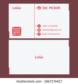 Limpiar tarjeta de presentación. Tarjeta de visita creativa y única