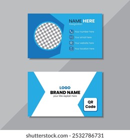 Clean business card design and professional visiting card