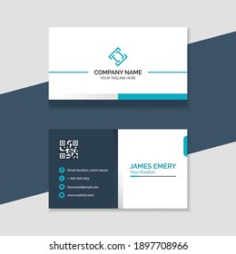 Clean business card design template