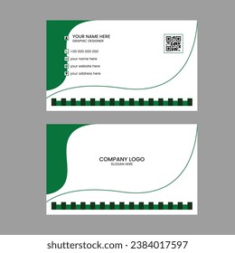 Clean business card design template
