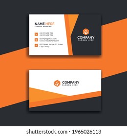 Clean Business Card Design,  Vector Modern Creative and Clean Business Card Template, Professional name card template,
