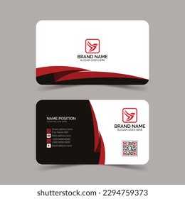 Clean business card template design ,modern geometric visiting card template design, creative business card 