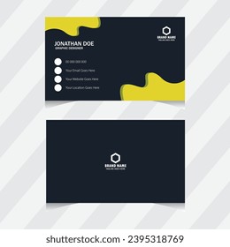 Clean business card template, Professional Business card design.	