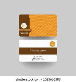 clean business card template vector illustration