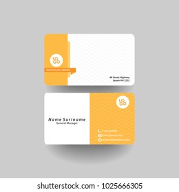 clean business card template vector illustration