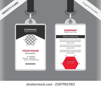 Clean Business Identity Card Layout