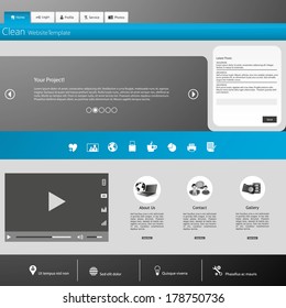 Clean Business Website Template 