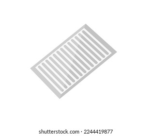Clean cabin air filter for car, car air filter logo design. Replacing new filter. Concept of car care service maintenance vector design and illustration.
