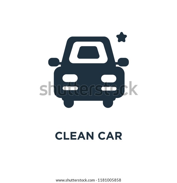 Clean\
car icon. Black filled vector illustration. Clean car symbol on\
white background. Can be used in web and\
mobile.