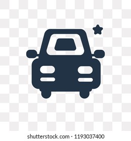 Clean car vector icon isolated on transparent background, Clean car transparency concept can be used web and mobile