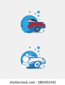 Clean Car Wash Emblem Logo