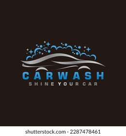Logo-Design für saubere Autos, Vektorgrafik-Vorlage