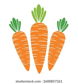 Clean Carrot vector Illustration for Branding.	
