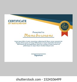clean certificate of appreciation template vektor, certificate border vektor