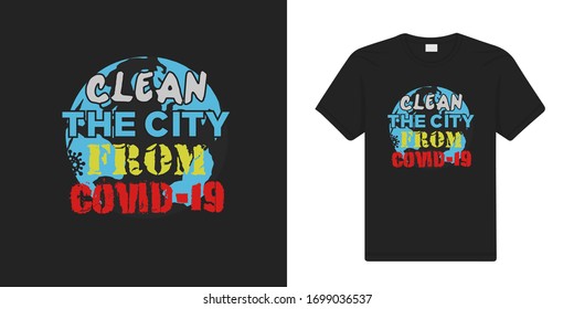 clean the city from covid 19 pandemic in the world