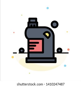 Clean, Cleaning, Drain, Fluid, Household Abstract Flat Color Icon Template