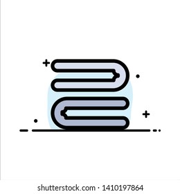 Clean, Cleaning, Towel  Business Flat Line Filled Icon Vector Banner Template