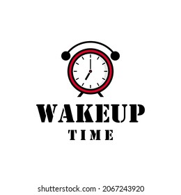 Clean and clear logo about alarm clock.
EPS 10, Vector.