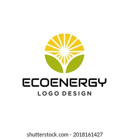 Clean and clear logo about eco energy.
EPS10, Vector.