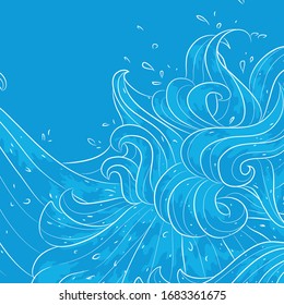 Clean Clear Water Wave Splash